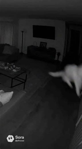 Ghost Cat Zoomies In The Dark! A True Jump Scare! 👻🐈