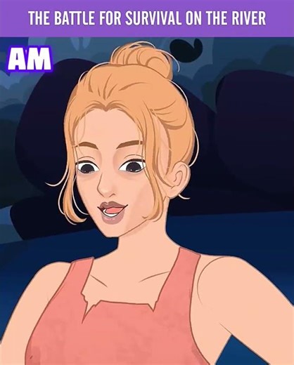 Survival struggle on the river #animated #viralvideo #ytshorts #reels‪@AniMatters.official‬