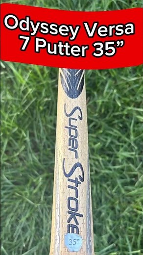 FOR SALE 98.47$ Odyssey Versa 7 Putter 35” w/ SuperStroke Slim 3.0 Grip + Headcover