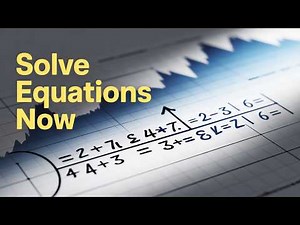 What does it mean to Solve Linear Equations Fast? Step-by-Step Problem Set