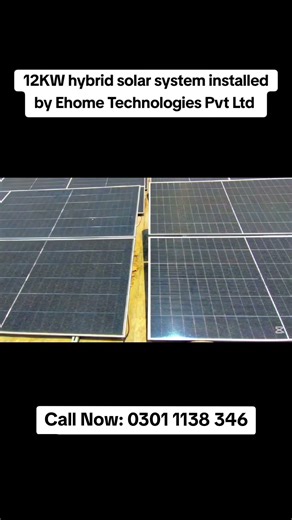 12kW Hybrid Solar System | SolarMax Inverter, Longi Panels & Deep Cycle Batteries | EHome Tech