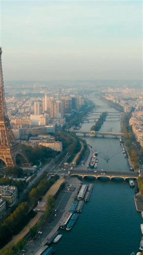 The Timeless Charm of Paris Captured in Majestic Drone Footage.