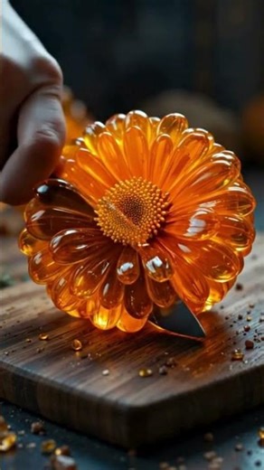 🌼 Marigold Flower Cutting ASMR | Satisfying Shorts