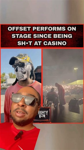 Offset performs in a wheelchair #migos #offset #quavo #performance #onstage