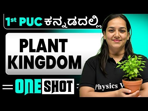 Plant Kingdom in One Shot | Biology | 1st PUC in Kannada