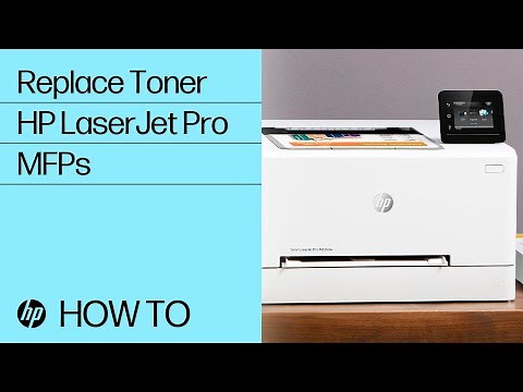 Replace toner cartridge | HP Color LaserJet Pro M155-M156, M255-M256, M182-M185, M282-M285 MFPs