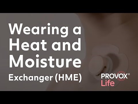 The positive impact of wearing a Heat and Moisture Exchanger (HME)