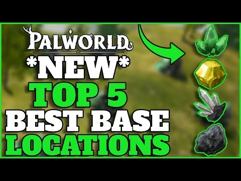 Palworld | *NEW* Best BASE LOCATIONS For INFINITE Resource Farms! (Palworld Beginner Guide)