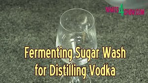 How to Ferment Sugar Wash to Make Vodka - Part 1 - Whats4Chow