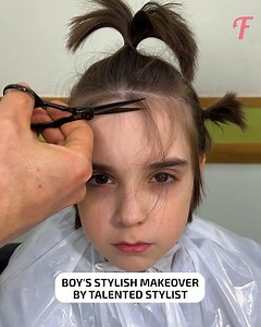 From long and flowy to sleek and stylish, this boy’s makeover showcases the power of a fresh new look. 💇‍♂️🔥✨ | Fabiosa Animated