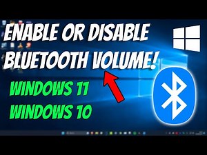 How To Enable or Disable Bluetooth Absolute Volume in Windows