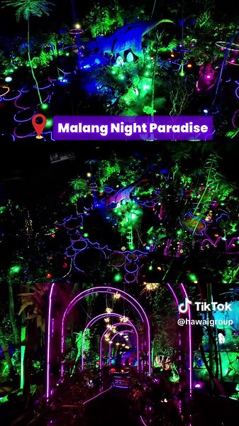 The Lost Paradise: Illuminated Dino Forest - Malang Night Paradise