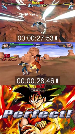 GOKU EARLY BT3 VS SZ #perfect #dbz #pro #sparkingzero #budokaitenkaichi3 #mods #comparison
