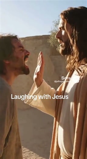 Laughing with Jesus ##funnyreligion, #jesuslaughs,#christianhumor, #memes