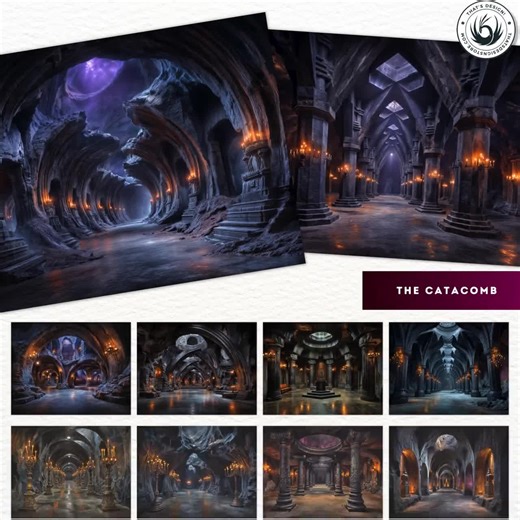 Dark Opera Digital Paper: Gothic Theater Backdrops, Masquerade Junk Journal (70 JPEG Printable Pages)