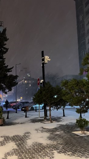 Baku Weather Updates: Snowfall in Azerbaijan