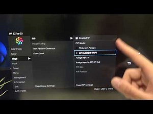 HP DreamColor Z32x – How to Manage Picture in Picture (PIP) Mode