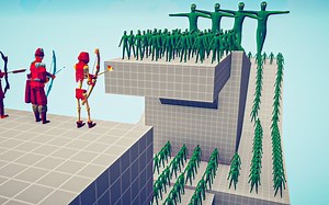 100x ZOMBIE ARMY GIANT vs 3x EVERY GOD - Totally Accurate Battle Simulator TABS_全面战争模拟器