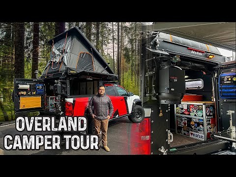 AWESOME - Alu-Cab Alu-Cabin Canopy Camper Fitted to Overland Kitted Chevy Colorado ZR2 Bison