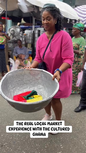 THE REAL EXPERIENCE: Makola Market is more than a place it’s a vibe. Are you ready to Go Local ? Join Cultured Ghana Next Local Market Experience. #realexperience #ghanaculture #accraghana #visitghana #localexperience #makolamarket #makola | Cultured Ghana