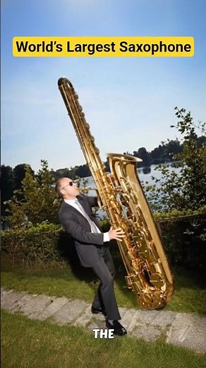 World’s Largest Saxophone 🎷😳 Guinness World Record!