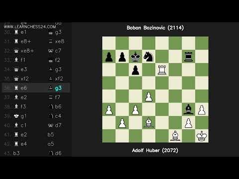 French-Classical: Adolf Huber (2072) vs Boban Bozinovic (2114)