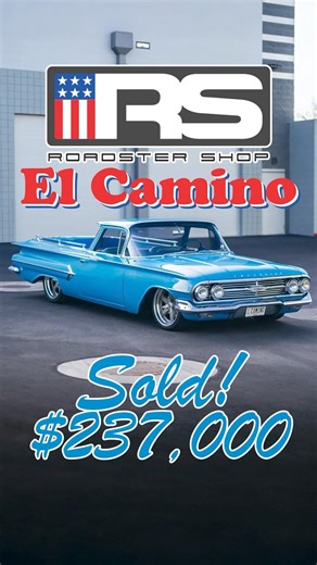 1960 El Camino Restomod 🔥 LS3 Swap + $237K Sale #classiccars