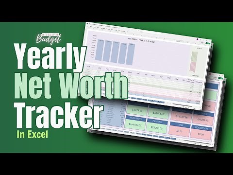 Track Your Net Worth All Year with This Simple Excel Dashboard!