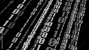 Embracing the digital frontier immersing in the world of computer code on a binary background. The binary matrix unlocking the potential of machine learning in cyber security