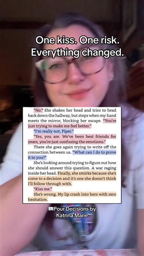 1.2K views | Small Town Romance - Best Friends to Lovers - Childhood Friends - Slow burn romance Pour Decisions by Katrina Marie #smalltownromance #friendstoloversromance #slowburnromance #romancebook #romancebooks #romancebookrecs #bookstagram #bookstagrammer #friendstolovers #bookrecs | Katrina Marie Author | Facebook