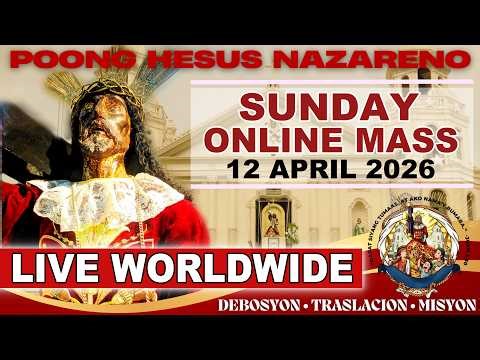 Quiapo Church Live Today • 12 April 2026 • Sunday Mass