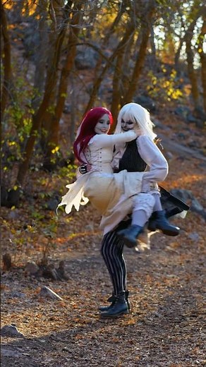 THIS IS HALLOWEEN 🎃 Sally and Jack with ‪@Dajackies‬ as Jack! #nightmarebeforechristmas