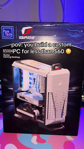 the perfect addition to the gaming setup 🔥 @PANTASY #fyp #custompc #tiktokmademebuyit #pantasybricks #pcbuild #lego #pcgaming #legotiktok #tiktokshopsummersale #foryoupage #viralproducts #foryou