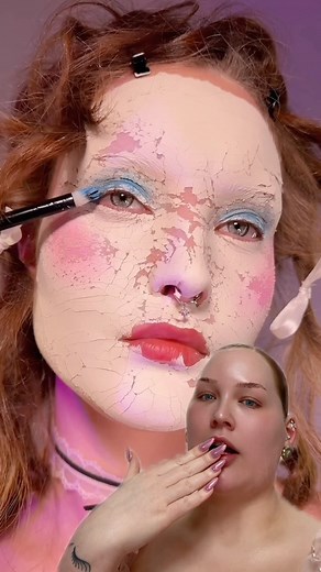 NikkieTutorials on Instagram: "cracked doll, more like Bridgerton clown 🤡😳"