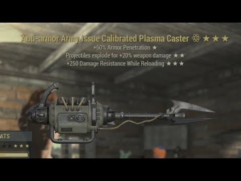 Fallout 76 - Explosive Plasma Caster Showcase