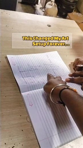 I Built My Own Drawing Table 😱 | Wait For The Full Setup Reveal! #Shorts