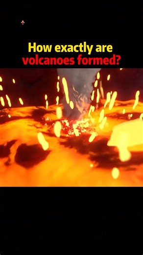 How exactly are volcanoes formed?#knowledge #science