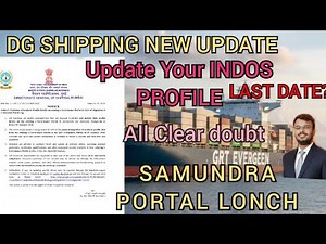 DGS NOTICE 2026 🚨 seafarers update indos profile | Samunda Portal lonch e governance.