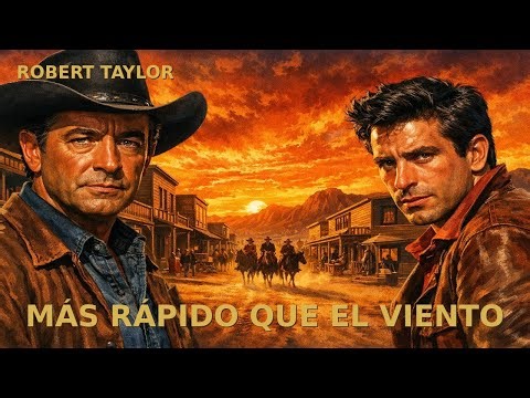 Más rápido que el viento (1958) | Película Completa en Español | Western Clásico | Robert Taylor