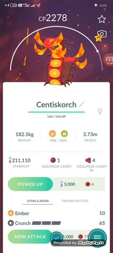 Centiskorch #pokemon