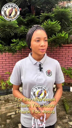 For the new week blessings Say 1000 Thank You Jesus