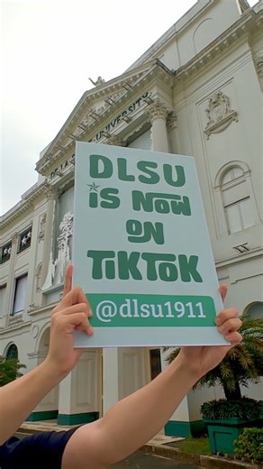 Yes, it’s official. 👀 DLSU is now on TikTok! Follow us for campus life and stories that fuel the Animo. See you on your FYP. 💚 📲 @dlsu1911 | De La Salle University