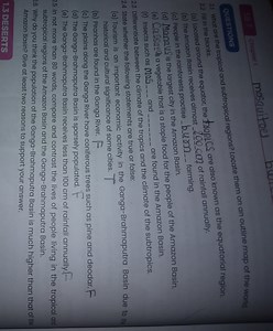 Geography Questions on Tropical and Subtropical Regions2.1 Wh... | Filo