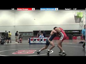Men 145 - Dewey Krueger vs. Keegan McCormick