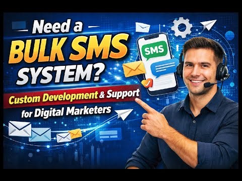 Need a Bulk SMS System? Custom Development & EXPERT Support for Digital Marketers