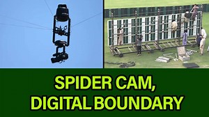 Installation of Spidercam and digital boundary at the National Stadium ahead of PSL 6 Check it out! #ARYSports #PSL6 #MatchDikhao | ARY Sports