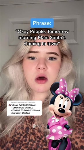 Reply to @..drxxm.onb_tch love this elf reference sm! #mirandaallyn #disney #impression #viral