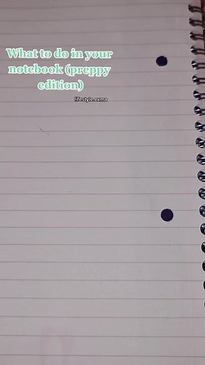 Preppy Notebook Ideas: What to Do and Write!