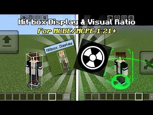 Hitbox Display & Visual Ratio For MCBE/MCPE 1.21+