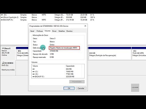 Como Saber Se O Disco é GPT Ou MBR Pelo Gerenciador De Discos Do Windows 10